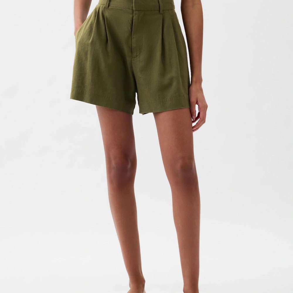 Olive Green Women's Shorts
